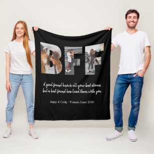 Trendy BESTE FREUNDIN Foto Collage Bestes Freund Z Fleecedecke