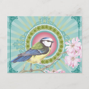 Trendy Bird...postcard Postkarte