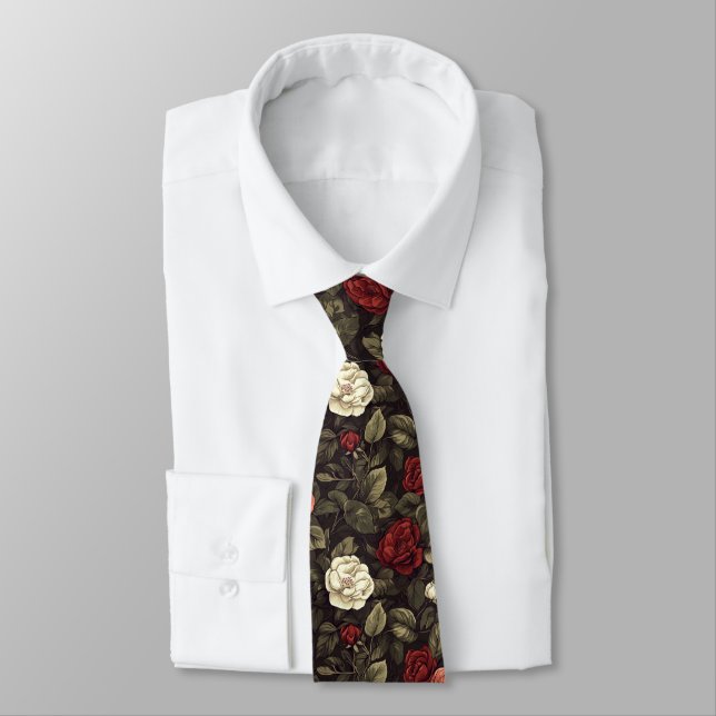Trendy Birthday Gifts For Men Rose Flower Krawatte (Gebunden)