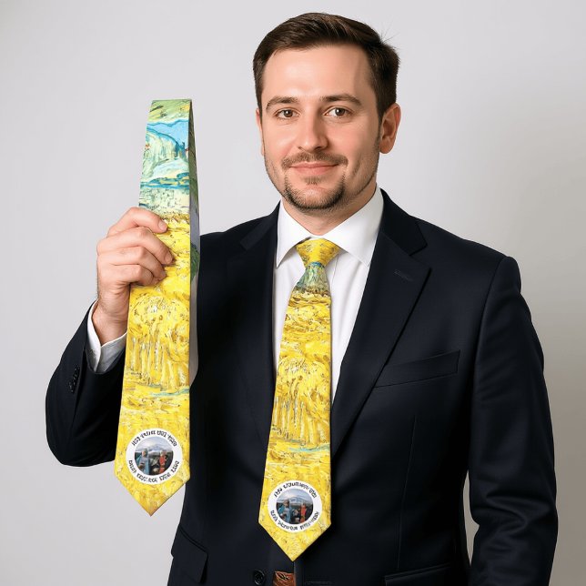 Trendy Birthday Holiday Geschenk Custom Foto Text  Krawatte (custom photo neck tie )