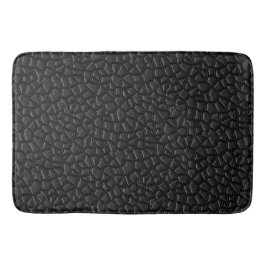 Trendy Black Dragon Scale Badematte