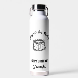 Trendy Black verbindet ihre Zwanziger 30. Geburtst Trinkflasche