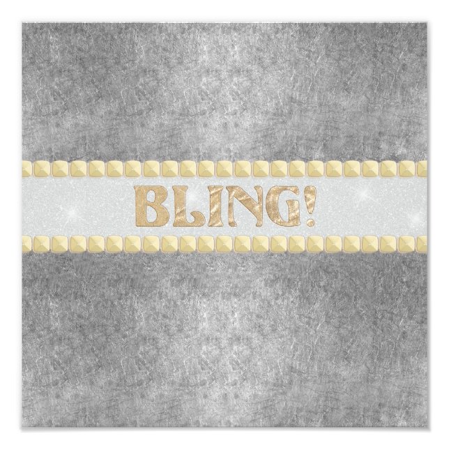 Trendy Bling! Design Fotodruck (Vorne)