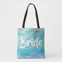 Trendy Blue Bride Tasche