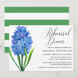 Trendy Blume Blue Hydrangea Probe Dinner Einladung