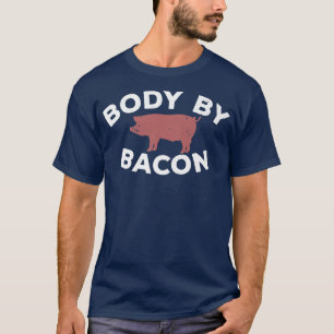 Trendy Body by Bacon Pig Arching Text Spaß Premiu T-Shirt
