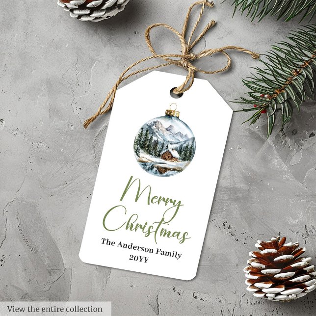Trendy Bohemian Rustic Holiday Season Gift Tag Geschenkanhänger (Trendy Bohemian Rustic Holiday Season Gift Tag

)