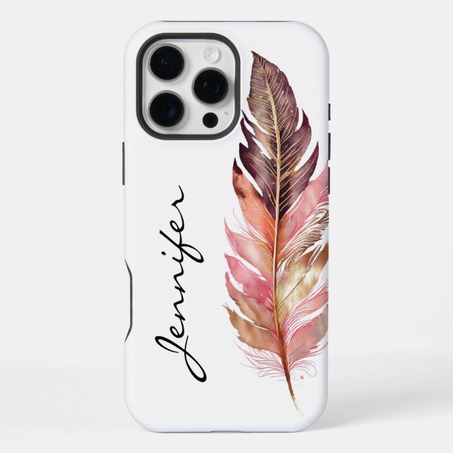 Trendy Boho Native American iPhone 16 Pro Max Hülle (Rückseite)