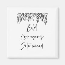 Trendy Bold mutig entschlossen