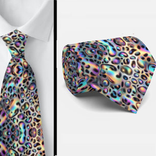 Trendy & Bold Opal-Leopardendruck-Halstuch Krawatte