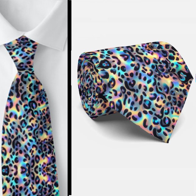 Trendy & Bold | Opal-Leopardendruck-Halstuch Krawatte (Von Creator hochgeladen)