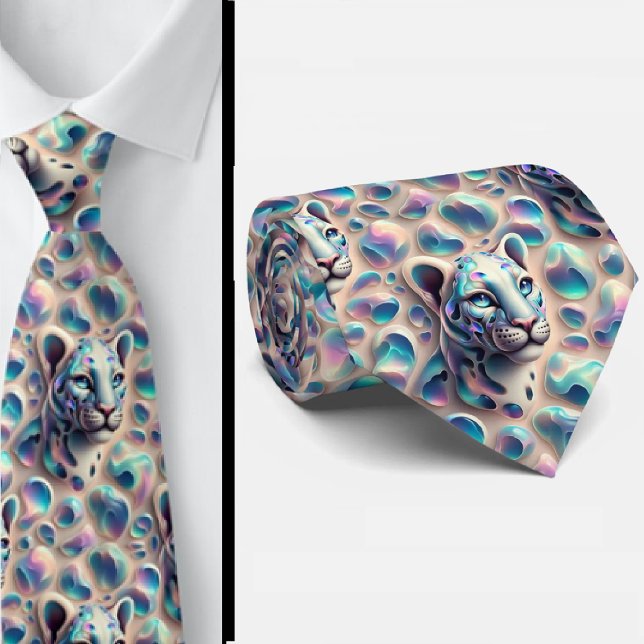 Trendy & Bold | Opal-Leopardendruck-Krawatte Krawatte (Von Creator hochgeladen)