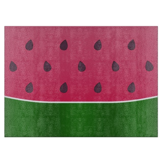 Trendy Bold Watermelon Grafische Kunst Schneidebrett (Vorderseite)