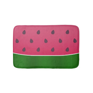Trendy Bold Watermelon Graphic Badematte