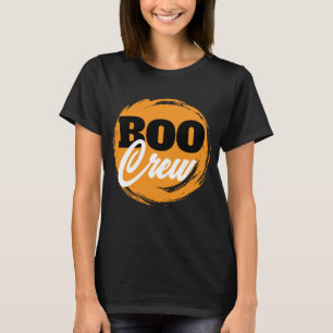 Trendy Boo Crew Halloween-Party T-Shirt