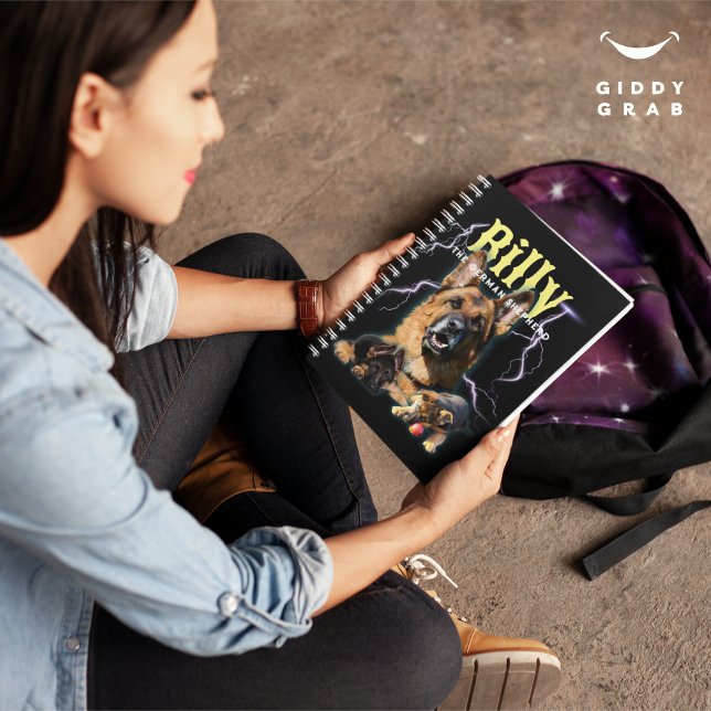 Trendy Bootleg Personalisiert Dog Foto 90er Planer (Von Creator hochgeladen)