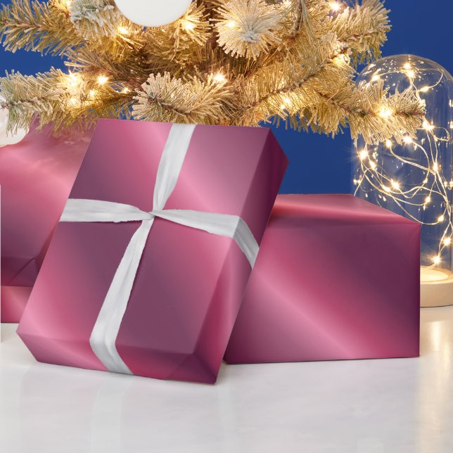 Trendy Bordeaux Geburtstagsgeschenk Geschenkpapier (Feiertage)