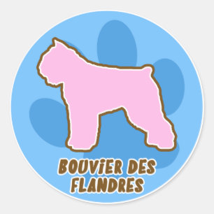 Trendy Bouvier des Flandres Stickers