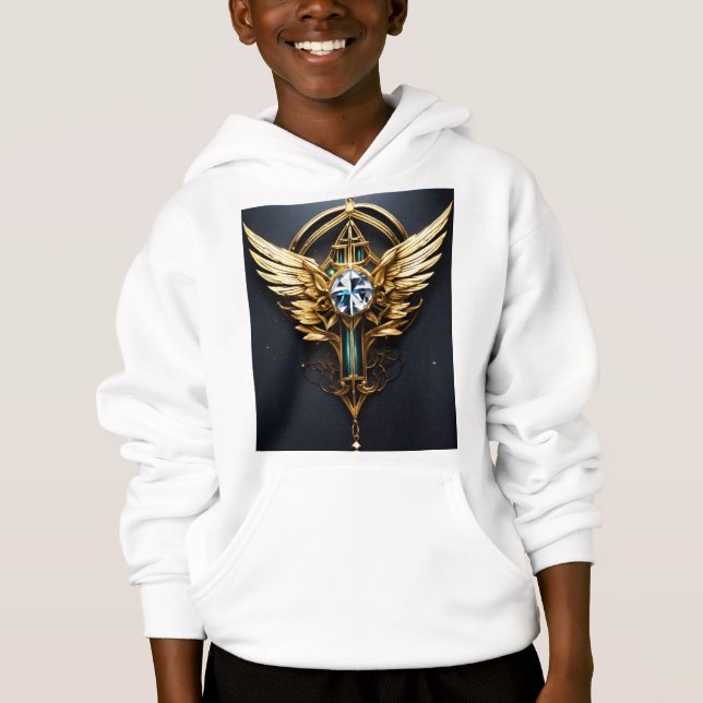 Trendy Boy's Graphic Hoodie - Komfortabel & stilvo (Vorderseite)