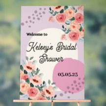 Trendy Brautparty Welcome Sign