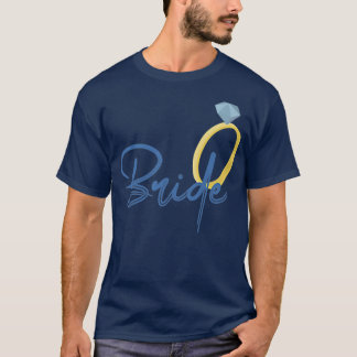 Trendy Bride Outfit für das Party T-Shirt