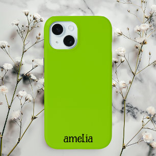 Trendy Bright Green Personalisiert Case-Mate iPhone Hülle