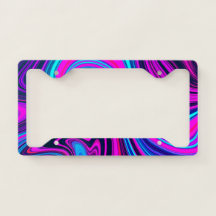 Trendy Bright Neon Lila Pink Abstraktes Muster