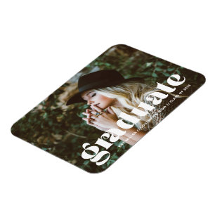 Trendy Bubbly Abschluss Flexible Foto Magnet