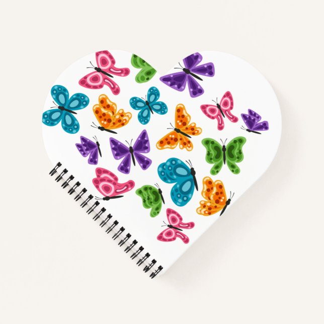 trendy Butterflies Notizbuch (Vorderseite)
