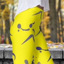 Trendy Cadmium Yellow Womens Tennis Pattern