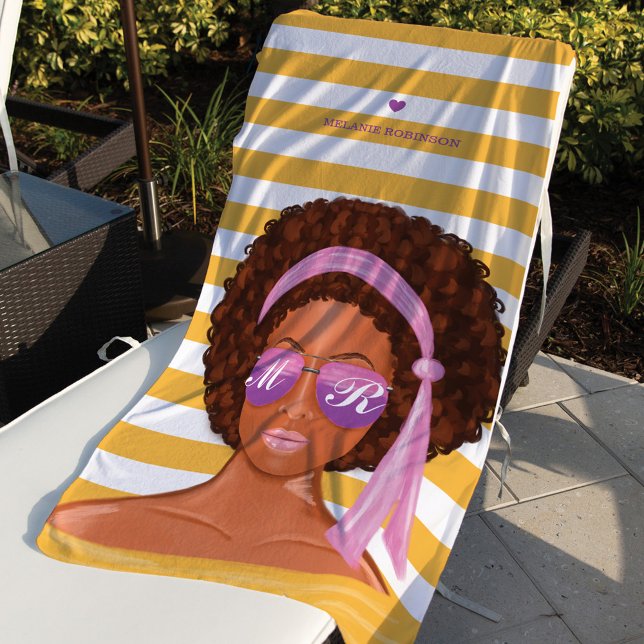 Trendy California American Beach Beauty Strandtuch (Von Creator hochgeladen)