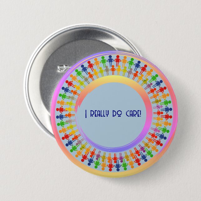 Trendy Campaign Colors - Button (Vorne & Hinten)