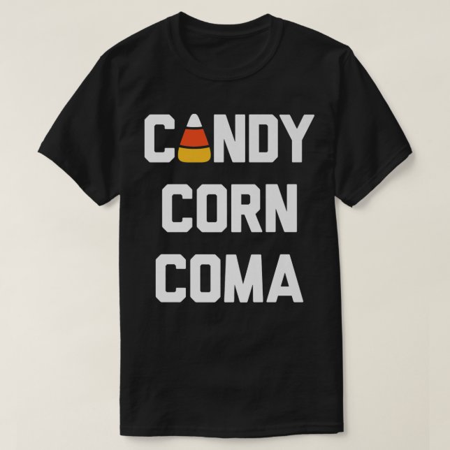 Trendy Candy Corn Coma Halloween Spaß483 T-Shirt (Design vorne)
