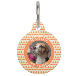 Trendy Cat Dad Gift Chevron Print Haustiermarke