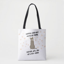 Trendy Cat Tote Bag Tasche