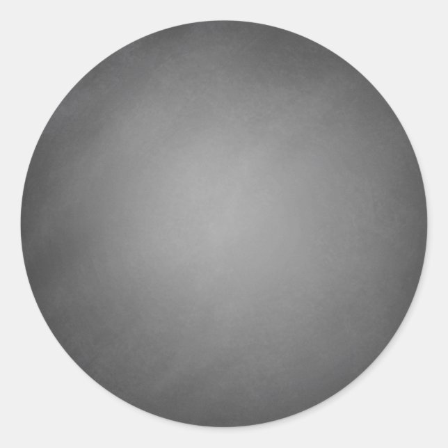 Trendy Chalkboard Vignette Runder Aufkleber (Vorderseite)