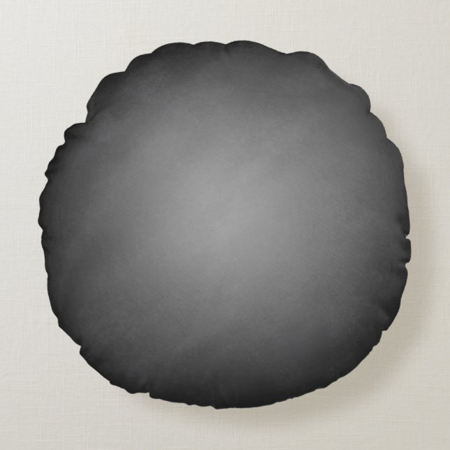 Trendy Chalkboard Vignette Rundes Kissen (Vorderseite)