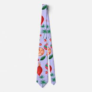 Trendy Christmas Abstrakt Pattern Krawatte