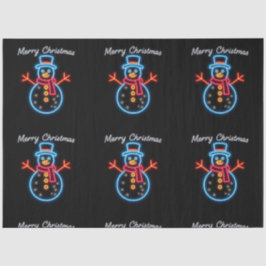 Trendy Christmas Neon Holiday Collection Seidenpapier