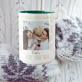 Trendy Christmas Tasse | Benutzerdefiniertes Doppe