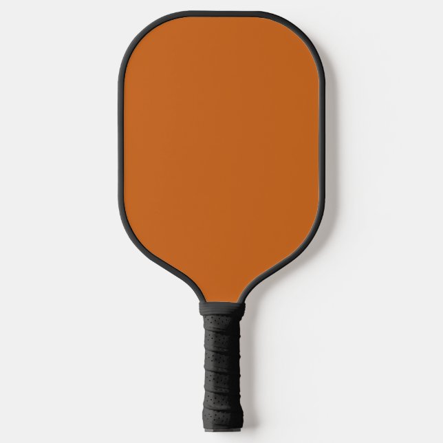 Trendy Cinnamon Solid Color | Klassisch | elegant Pickleball Schläger (Vorderseite)