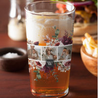 Trendy Collage Family Foto Farbige Blume Geschenk