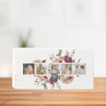 Trendy Collage Family Foto Farbige Blume Geschenk Holzkisten Schild<br><div class="desc">Trendy Collage Family Foto Farbige Blume Geschenk</div>