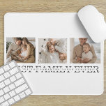 Trendy Collage Foto & Beste Familie je Bestes Gesc Mousepad<br><div class="desc">Das trendy Collage Foto & Best Family Jeden Text Geschenk! Dieses einzigartige und personalisierte Geschenk verbindet die Schönheit eines Collage Fotos mit einer herzlichen Botschaft, um Ihre Familie zu feiern und eine bleibende Erinnerung zu schaffen. Das Collage Foto besticht durch eine Sammlung von Familienmomenten, die Sie in einem modernen und...</div>