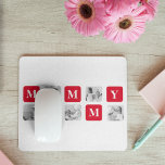 Trendy Collage Foto & Red Best Mommy Geschenk Mousepad<br><div class="desc">Dieses einzigartige und stilvolle "Trendy Collage Foto & Red Best Mommy Gift" ist der perfekte Weg, um Ihre Liebe und Wertschätzung für die besondere Mama in Ihrem Leben zu zeigen. Das Collage Foto Design verfügt über mehrere Fotos, die in einem angesagten und auffallenden Layout angeordnet sind. Es ist ein wirklich...</div>