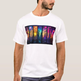 Trendy Colorful Men's Basic T - Shirt