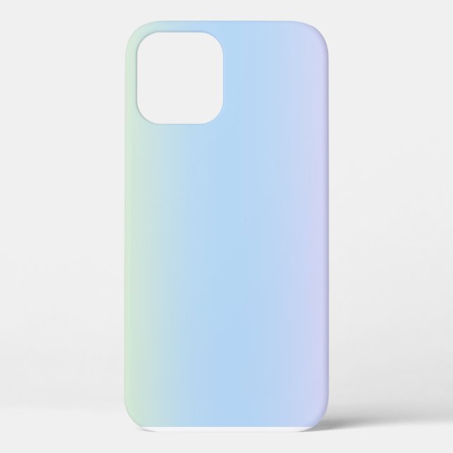 Trendy Contemporary Light Blue Case-Mate iPhone Hülle (Rückseite)