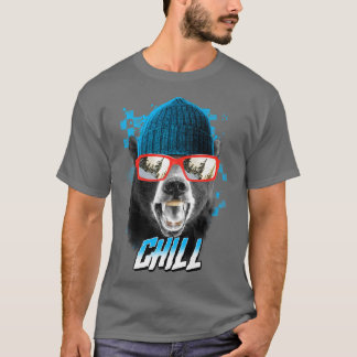 Trendy Cool Bear Chill Poster Premium  T-Shirt