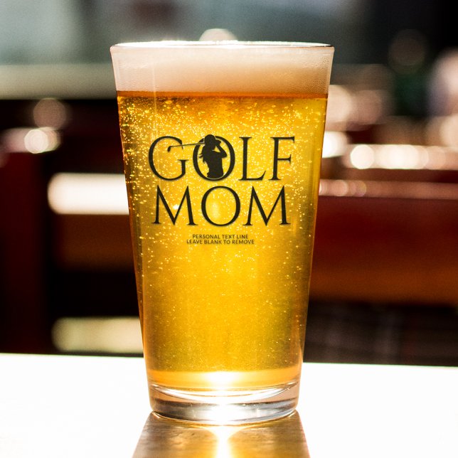 Trendy Cool "GOLF MAMA" Pint Glas (Von Creator hochgeladen)