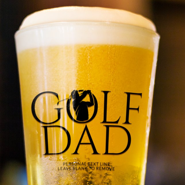 Trendy Cool "GOLF VATER" Pint Glas (Von Creator hochgeladen)